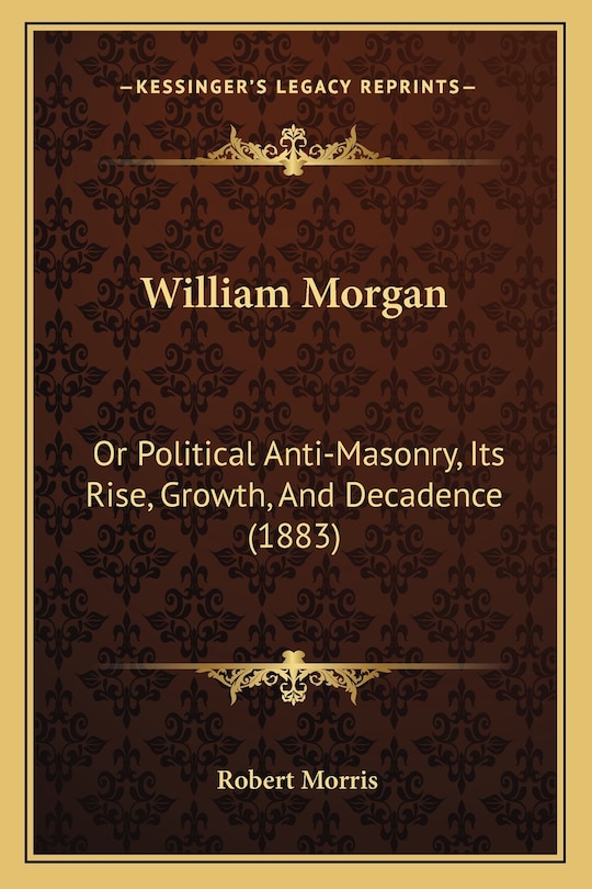 Front cover_William Morgan