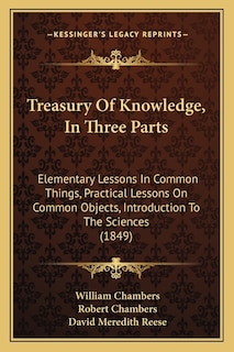 Front cover_Treasury Of Knowledge, In Three Parts