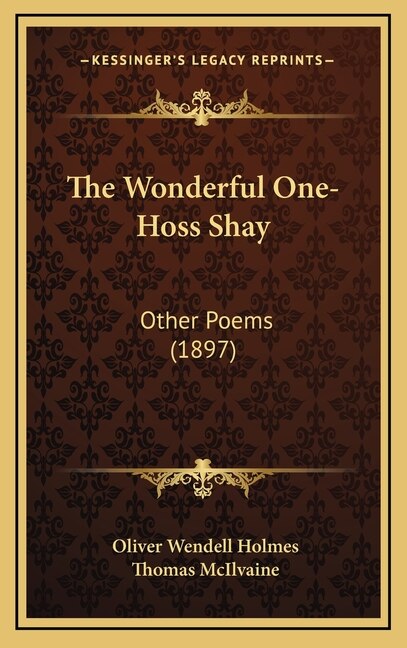 Couverture_The Wonderful One-Hoss Shay