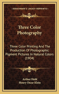 Couverture_Three Color Photography