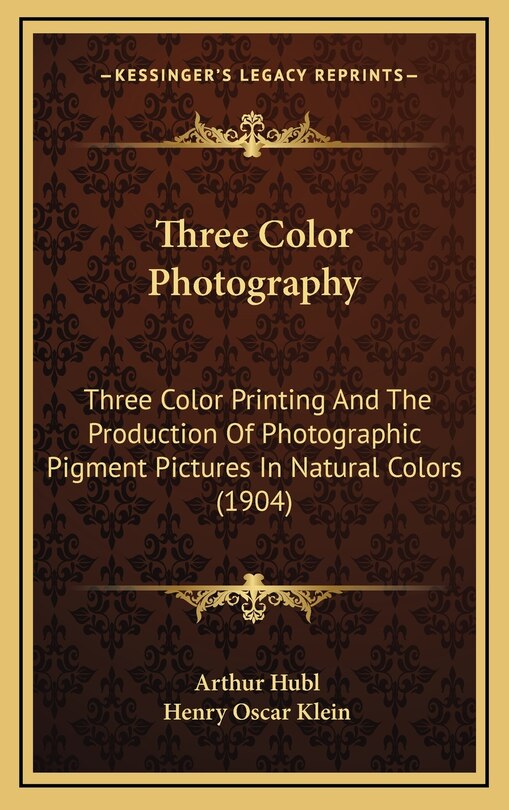 Couverture_Three Color Photography