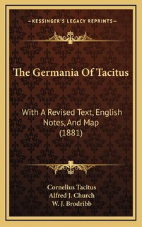 Front cover_The Germania Of Tacitus