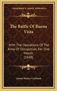 Couverture_The Battle of Buena Vista