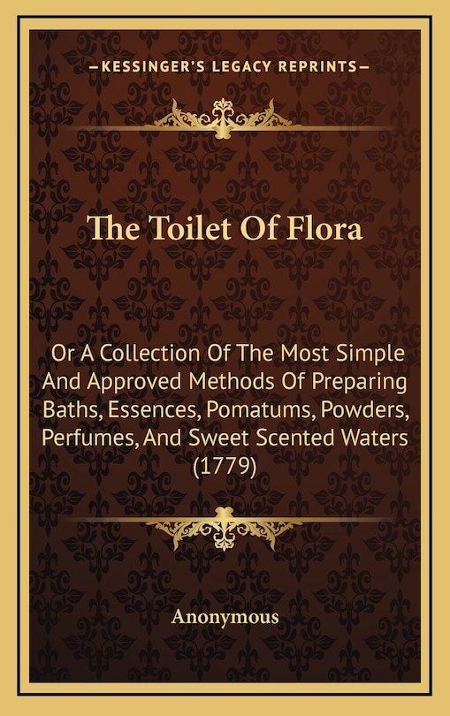 Couverture_The Toilet Of Flora