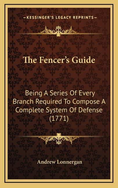 Couverture_The Fencer's Guide