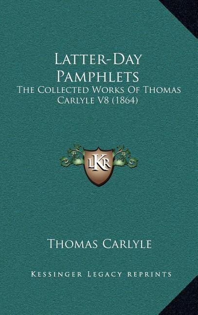 Couverture_Latter-Day Pamphlets