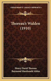 Front cover_Thoreau's Walden (1910)