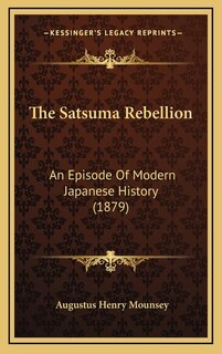 Couverture_The Satsuma Rebellion