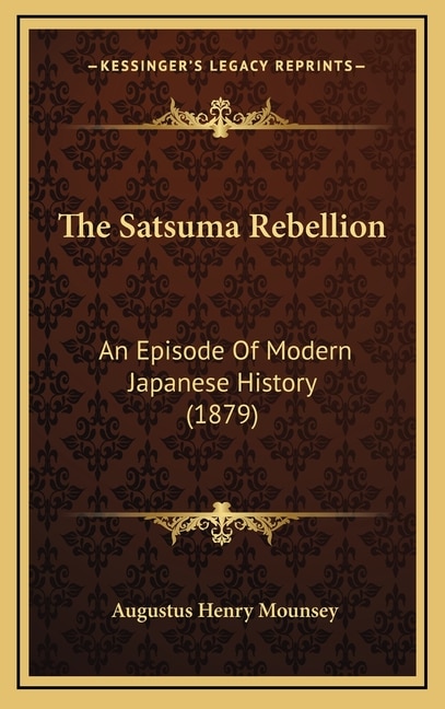 Couverture_The Satsuma Rebellion