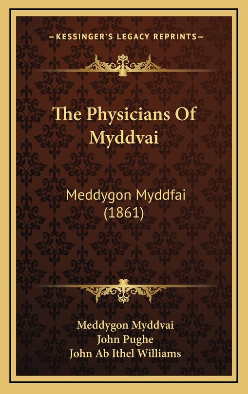 Front cover_The Physicians Of Myddvai
