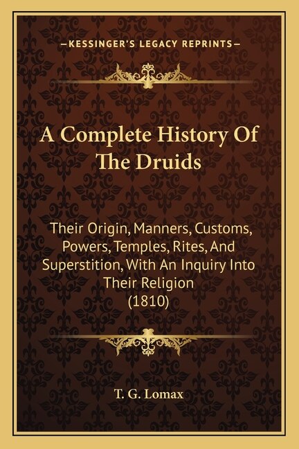 Front cover_A Complete History Of The Druids