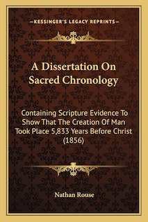 Couverture_A Dissertation On Sacred Chronology