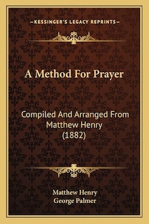 Front cover_A Method For Prayer