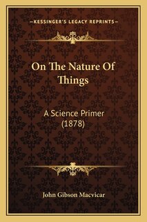 Couverture_On The Nature Of Things