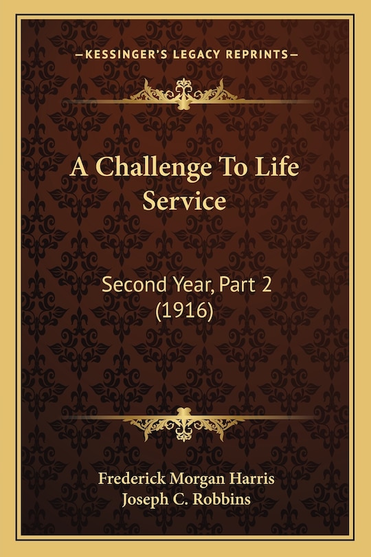 Couverture_A Challenge To Life Service