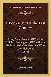 Couverture_A Bookseller Of The Last Century