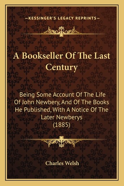 Couverture_A Bookseller Of The Last Century