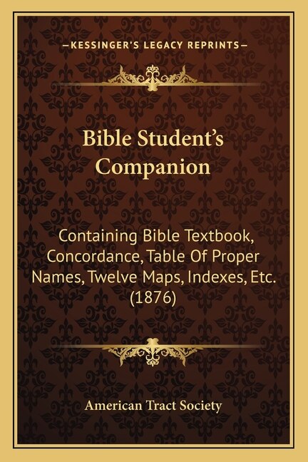 Couverture_Bible Student's Companion