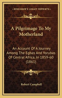 Front cover_A Pilgrimage To My Motherland