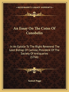 Front cover_An Essay On The Coins Of Cunobelin
