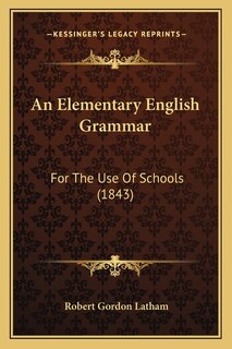 Front cover_An Elementary English Grammar