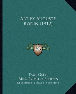 Front cover_Art By Auguste Rodin (1912)