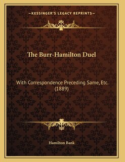 Front cover_The Burr-Hamilton Duel