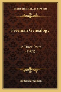 Front cover_Freeman Genealogy