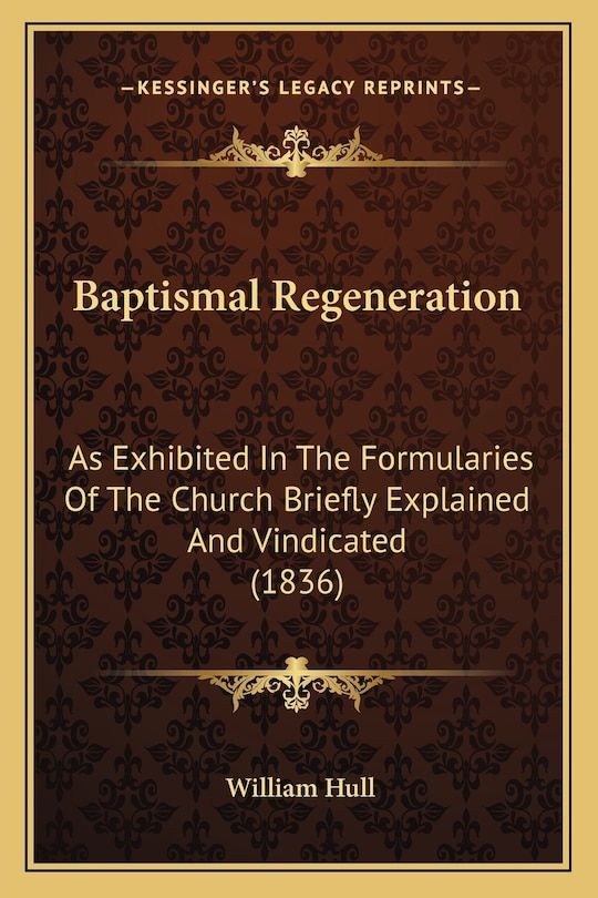 Front cover_Baptismal Regeneration