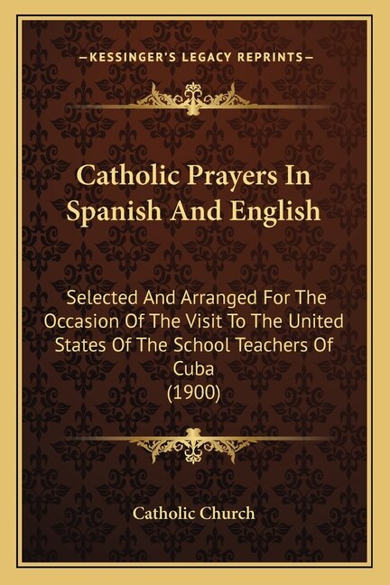 Front cover_Catholic Prayers In Spanish And English