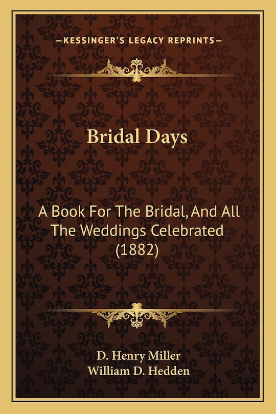 Front cover_Bridal Days