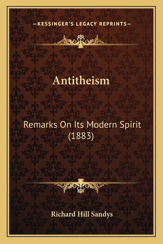 Front cover_Antitheism