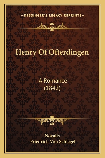 Front cover_Henry Of Ofterdingen