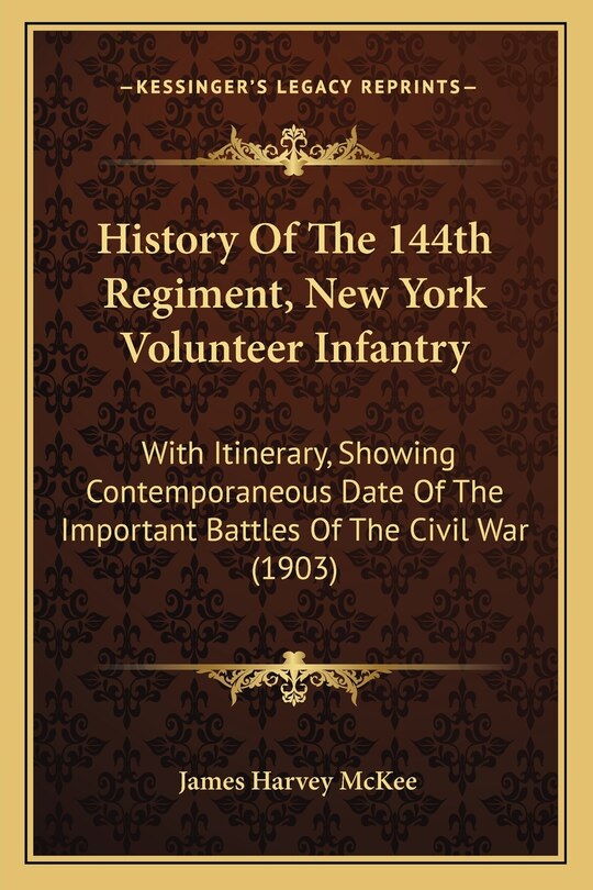 Couverture_History Of The 144th Regiment, New York Volunteer Infantry