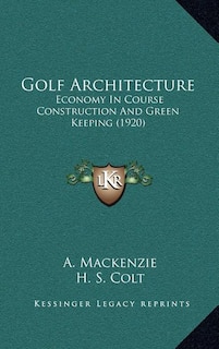 Front cover_Golf Architecture