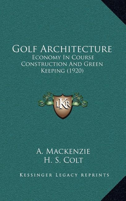 Front cover_Golf Architecture