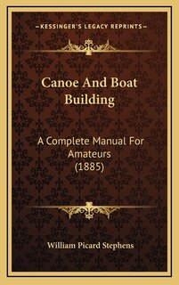 Front cover_Canoe And Boat Building