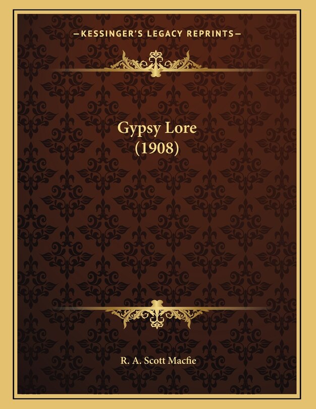 Couverture_Gypsy Lore (1908)