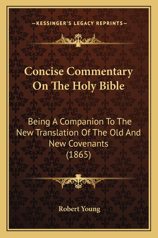 Couverture_Concise Commentary On The Holy Bible