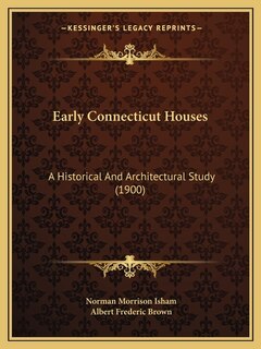 Front cover_Early Connecticut Houses