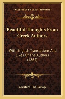 Couverture_Beautiful Thoughts From Greek Authors