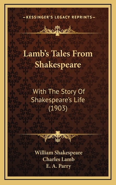 Couverture_Lamb's Tales From Shakespeare