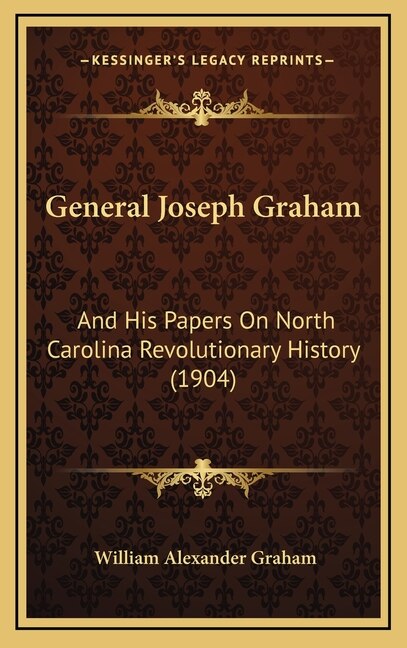 Front cover_General Joseph Graham