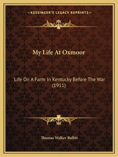 Front cover_My Life At Oxmoor