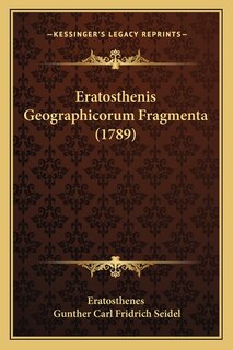 Front cover_Eratosthenis Geographicorum Fragmenta (1789)
