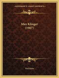Front cover_Max Klinger (1907)