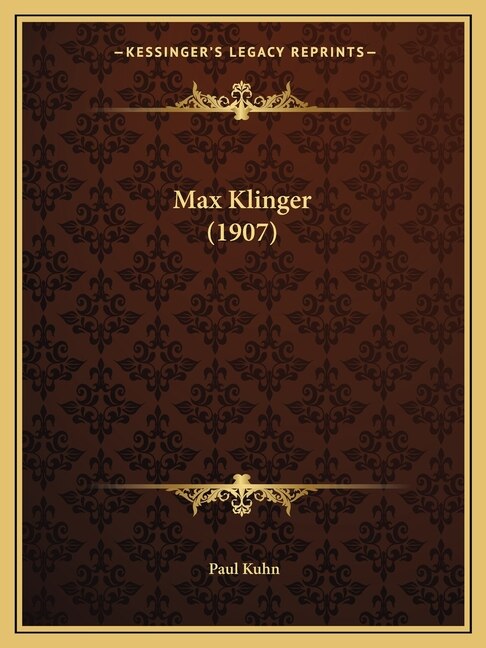 Front cover_Max Klinger (1907)