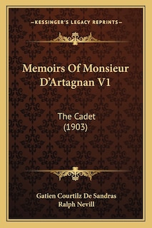 Front cover_Memoirs Of Monsieur D'Artagnan V1
