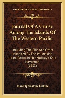 Couverture_Journal Of A Cruise Among The Islands Of The Western Pacific