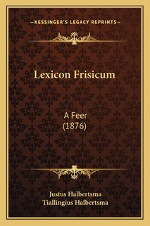 Front cover_Lexicon Frisicum